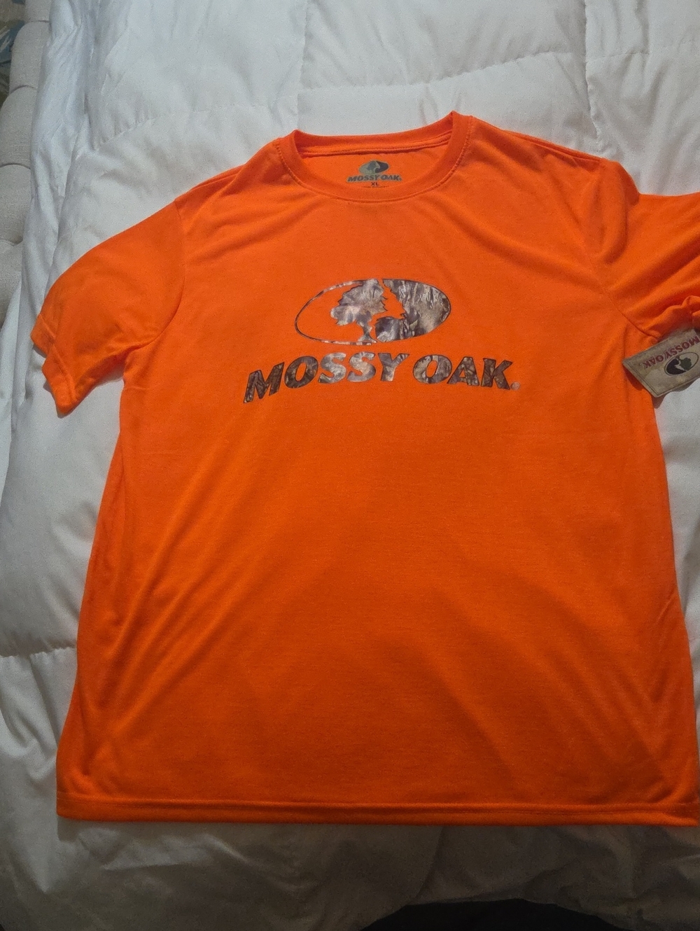 Mossy Oak Blaze Orange Short-Sleeve Logo Tee